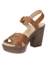 Sandalia Mujer G625 Bruno Rossi camel