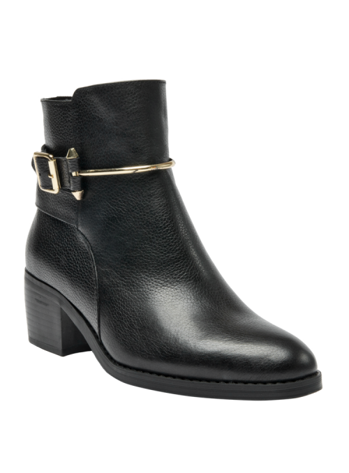 Botin Mujer H712 BRUNO ROSSI negro