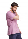 Polera Mallorca Hombre G779 PANAMA JACK ciruela