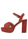 Sandalia Mujer I168 POLLINI rojo