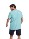 Polera Mallorca Hombre G947 PANAMA JACK celeste