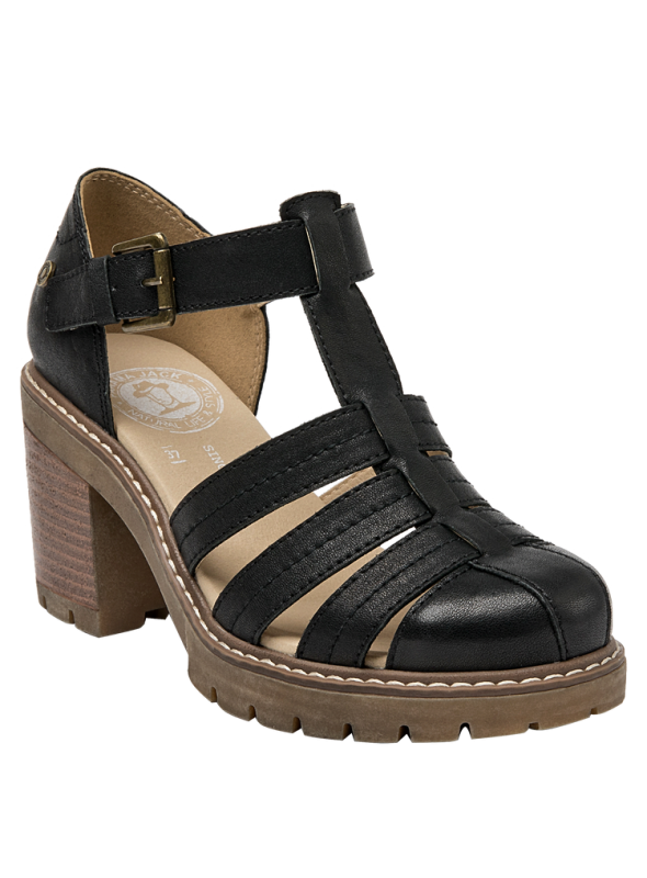 Sandalia mujer K614 Panama jack Negro