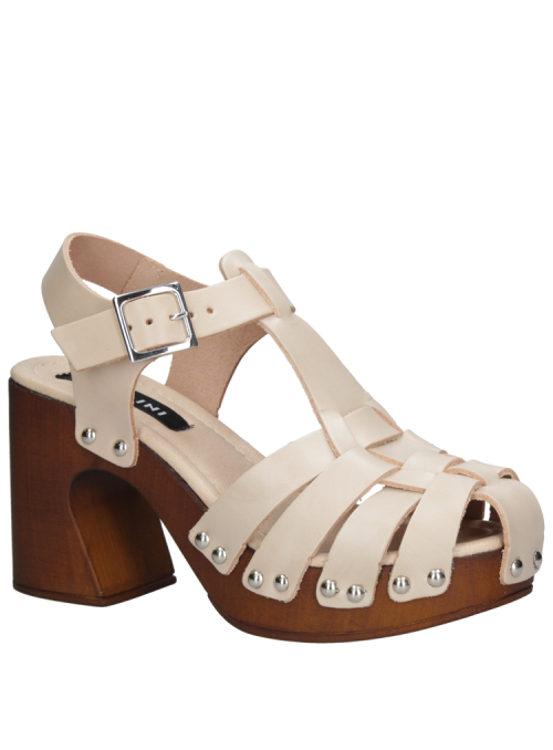 Sandalia mujer K294 Pollini Beige