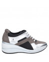 Zapatilla Mujer W077 16 Hrs plata