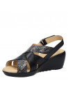 Sandalia Mujer W089 16 Hrs negro