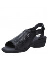 Sandalia Mujer W007 16 Hrs negro