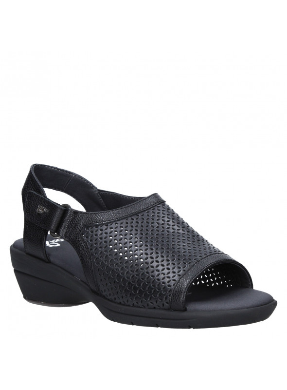 Sandalia Mujer W007 16 Hrs negro