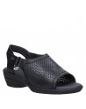 Sandalia Mujer W007 16 Hrs negro