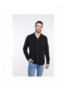 Camisa Hombre D122 Panama Jack negro